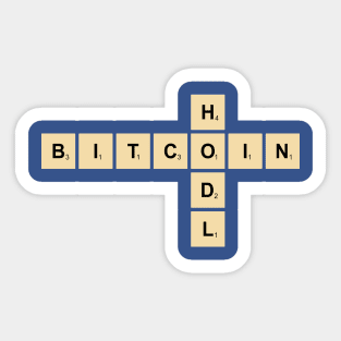 Bitcoin HODL Sticker